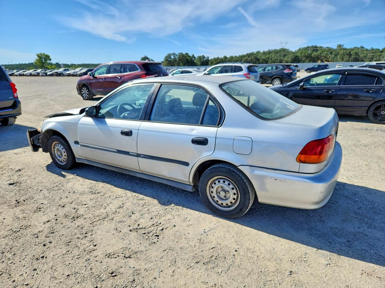 1996 Honda Civic Dx Silver vin: 1HGEJ6627TL008289