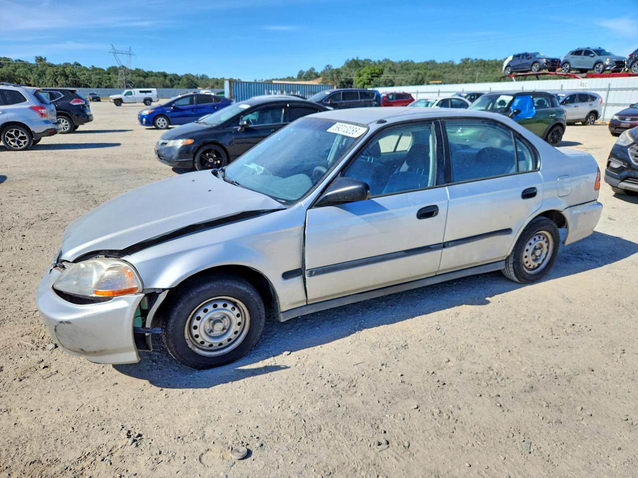 1996 Honda Civic Dx Silver vin: 1HGEJ6627TL008289