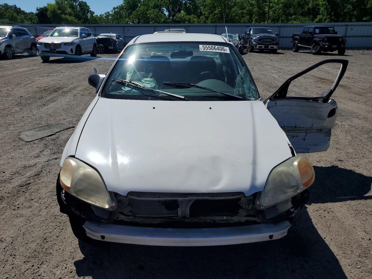 1996 Honda Civic Dx White vin: 1HGEJ6629TL015437