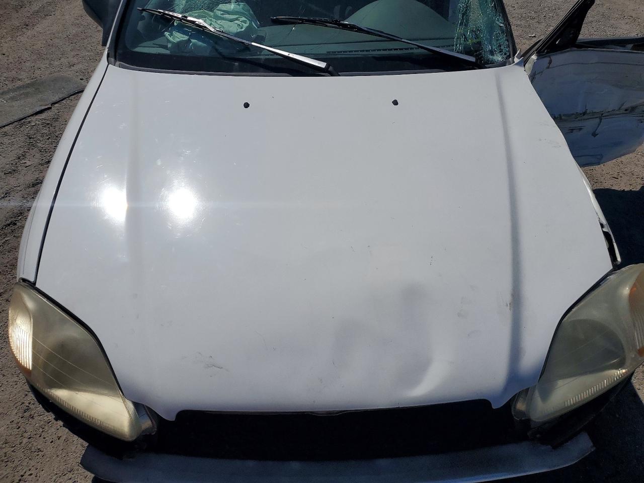 1996 Honda Civic Dx White vin: 1HGEJ6629TL015437