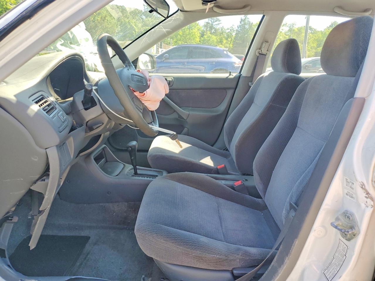 1996 Honda Civic Dx White vin: 1HGEJ6629TL015437
