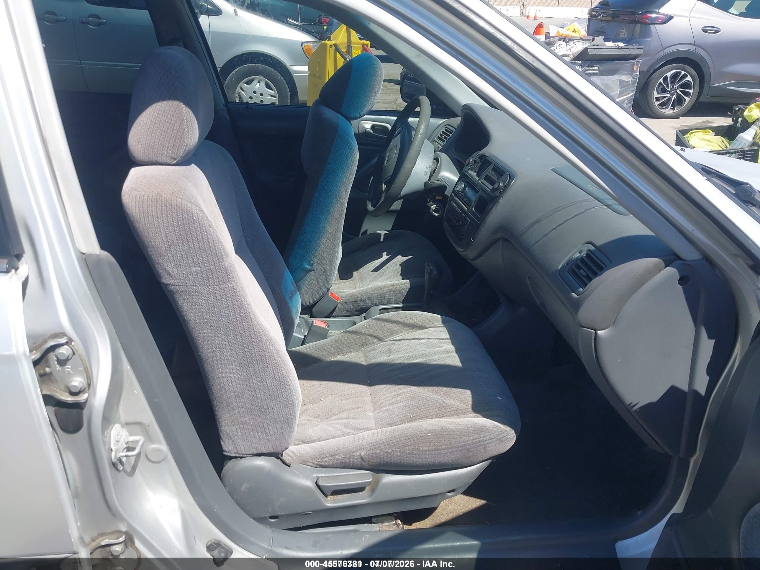 1996 Honda Civic Dx Gray vin: 1HGEJ6629TL024557