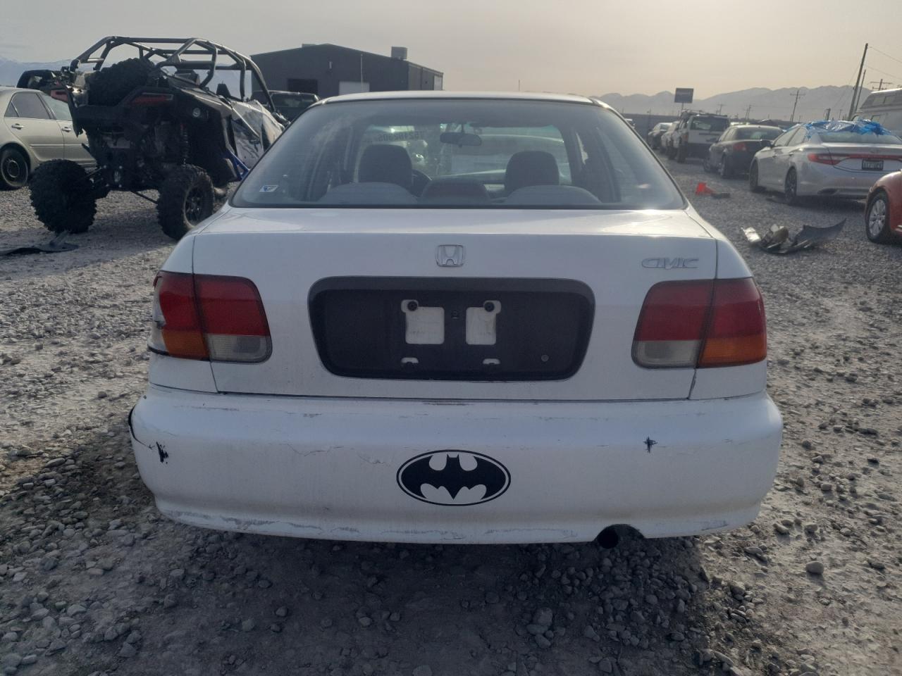1997 Honda Civic Dx White vin: 1HGEJ662XVL002876