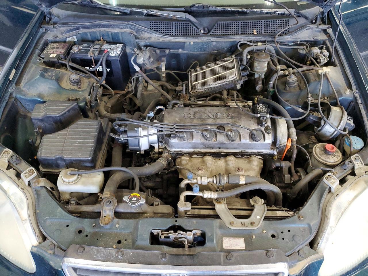 1998 Honda Civic Lx Green vin: 1HGEJ6673WL054976