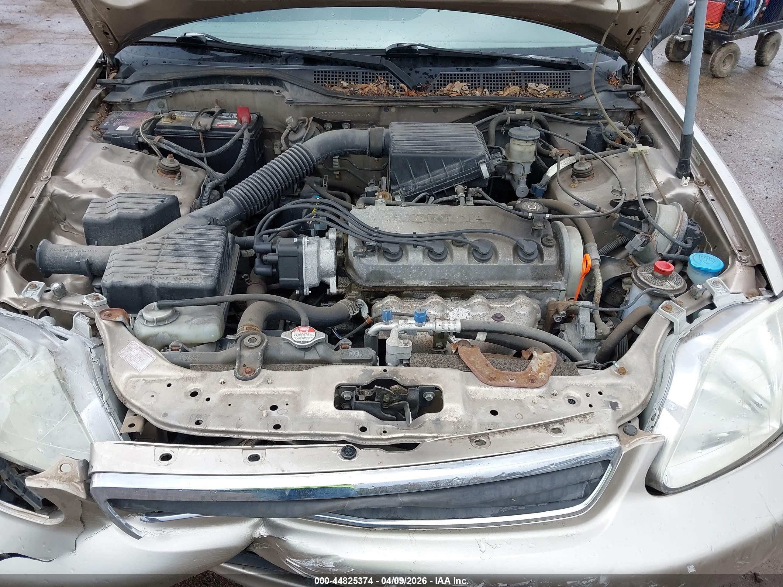 2000 Honda Civic Lx Желто-коричневый vin: 1HGEJ6673YL003108