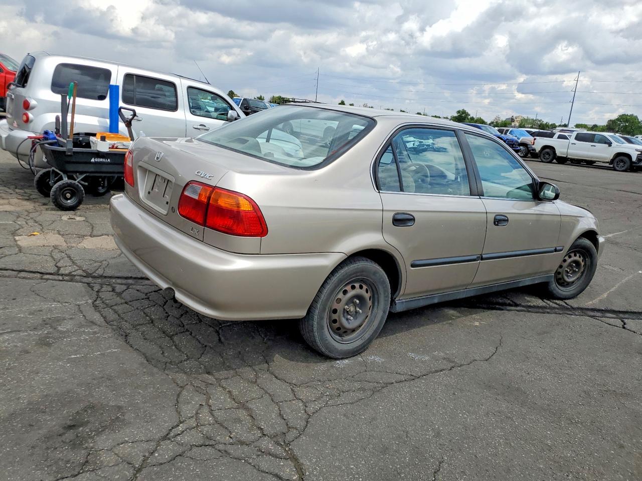 2000 Honda Civic Lx Gold vin: 1HGEJ6673YL013668