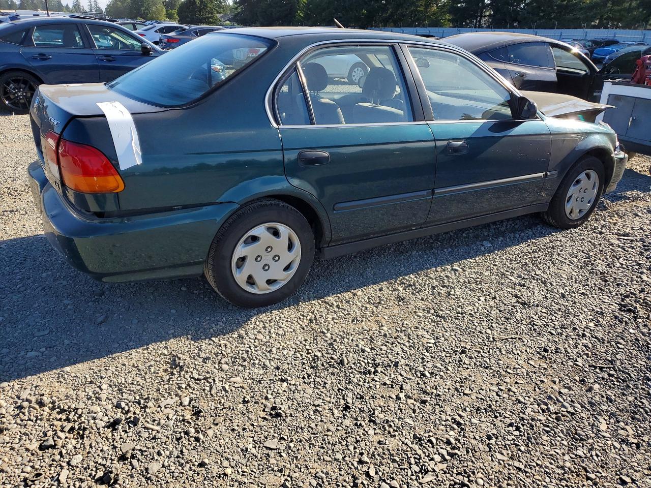 1997 Honda Civic Lx Green vin: 1HGEJ6674VL004067