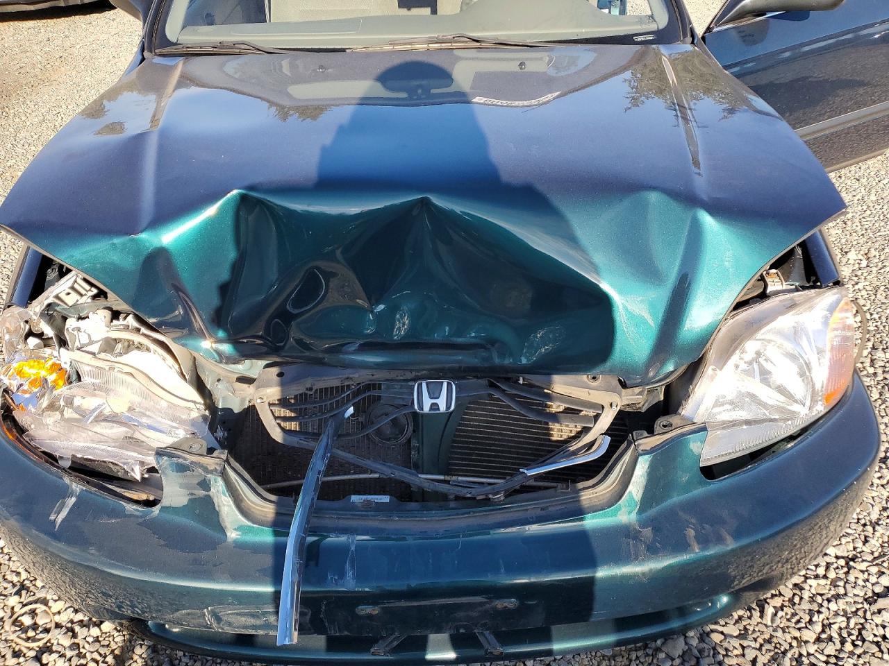 1997 Honda Civic Lx Green vin: 1HGEJ6674VL004067