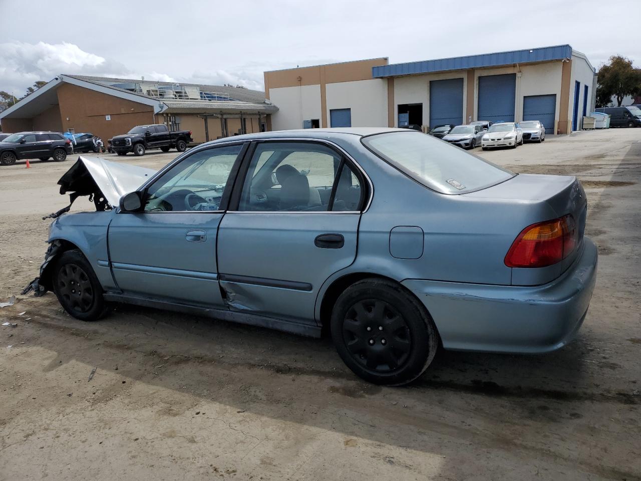 2000 Honda Civic Lx Серебряный vin: 1HGEJ6674YL042595