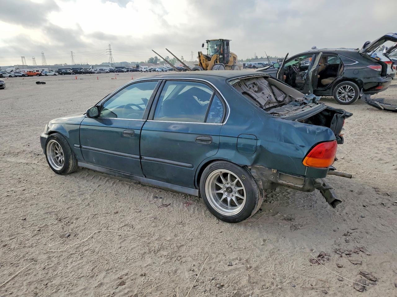 1997 Honda Civic Lx Green vin: 1HGEJ6675VL005308