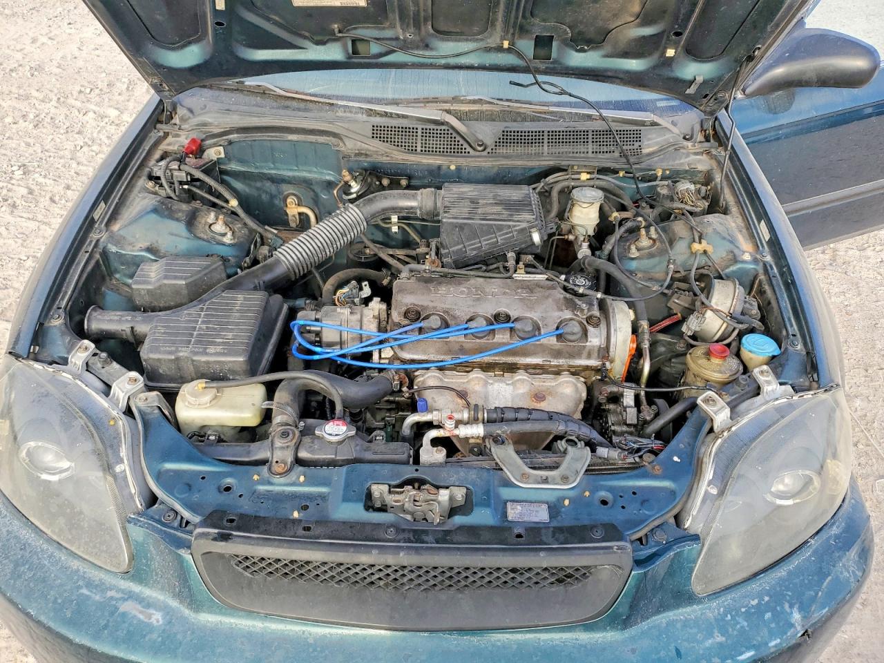 1997 Honda Civic Lx Green vin: 1HGEJ6675VL005308