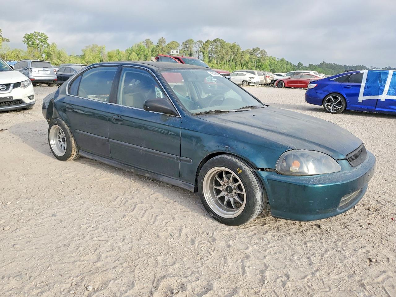 1997 Honda Civic Lx Green vin: 1HGEJ6675VL005308
