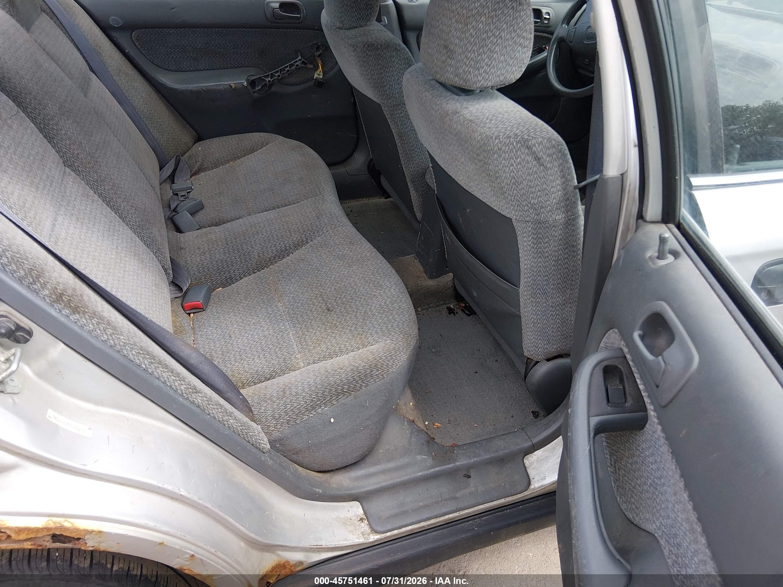 1999 Honda Civic Lx Gray vin: 1HGEJ6675XL013489