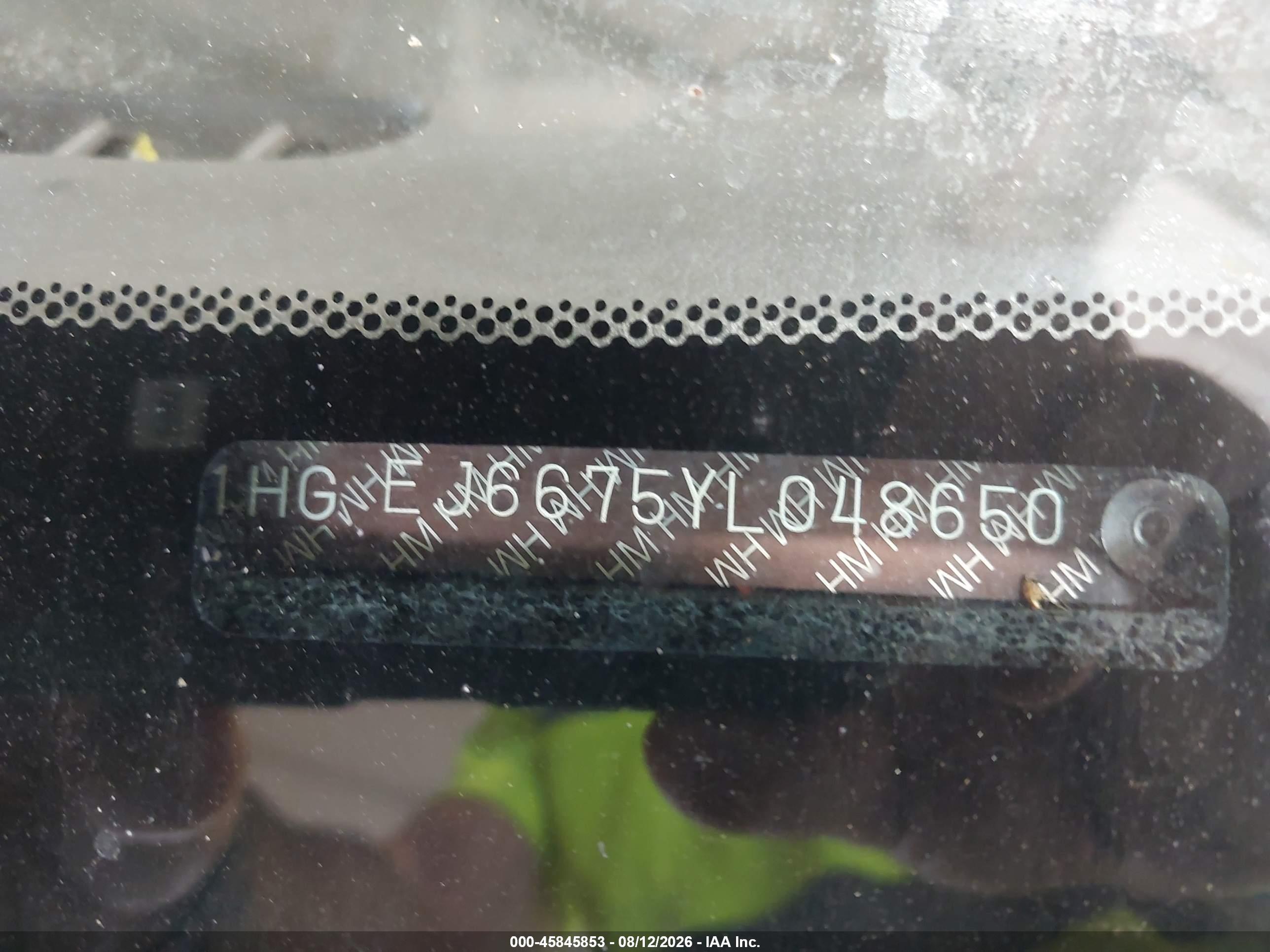 2000 Honda Civic Lx Green vin: 1HGEJ6675YL048650