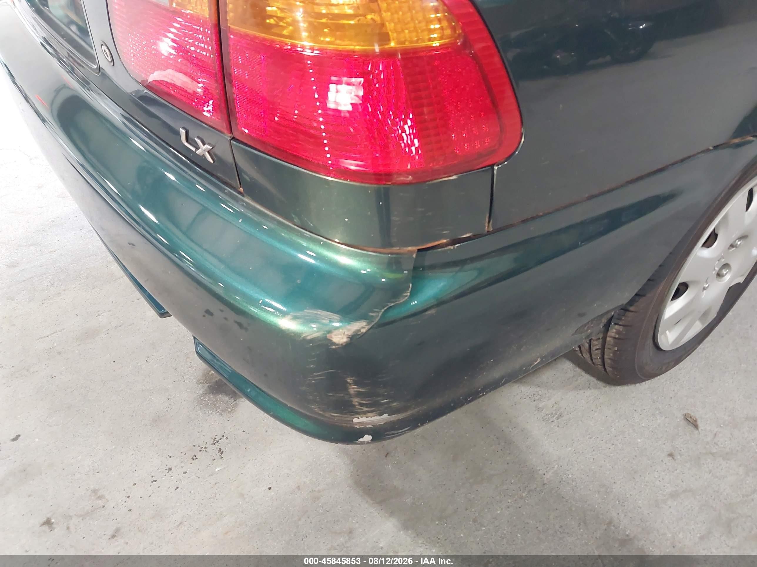 2000 Honda Civic Lx Green vin: 1HGEJ6675YL048650