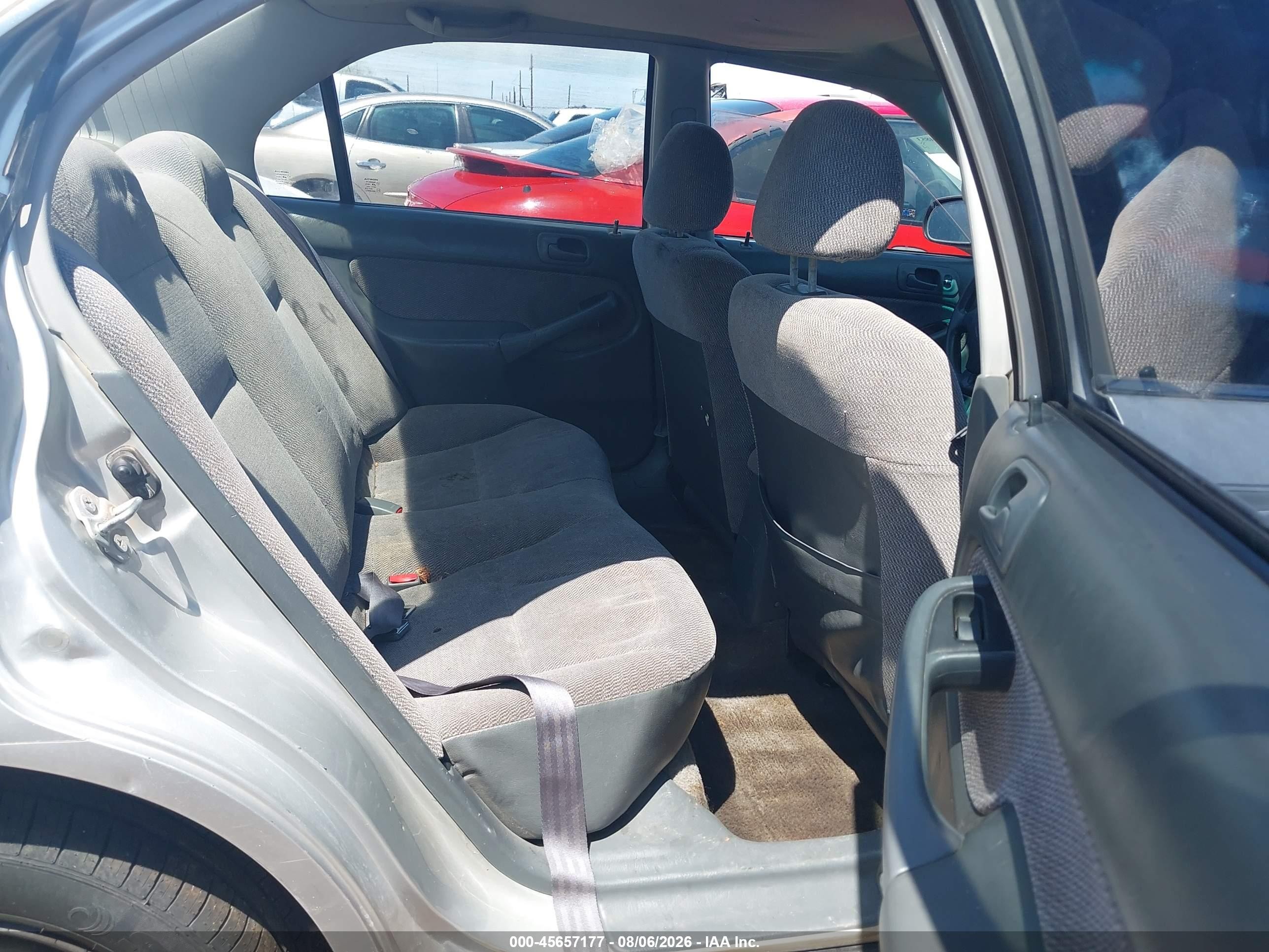 1996 Honda Civic Lx Silver vin: 1HGEJ6676TL039674