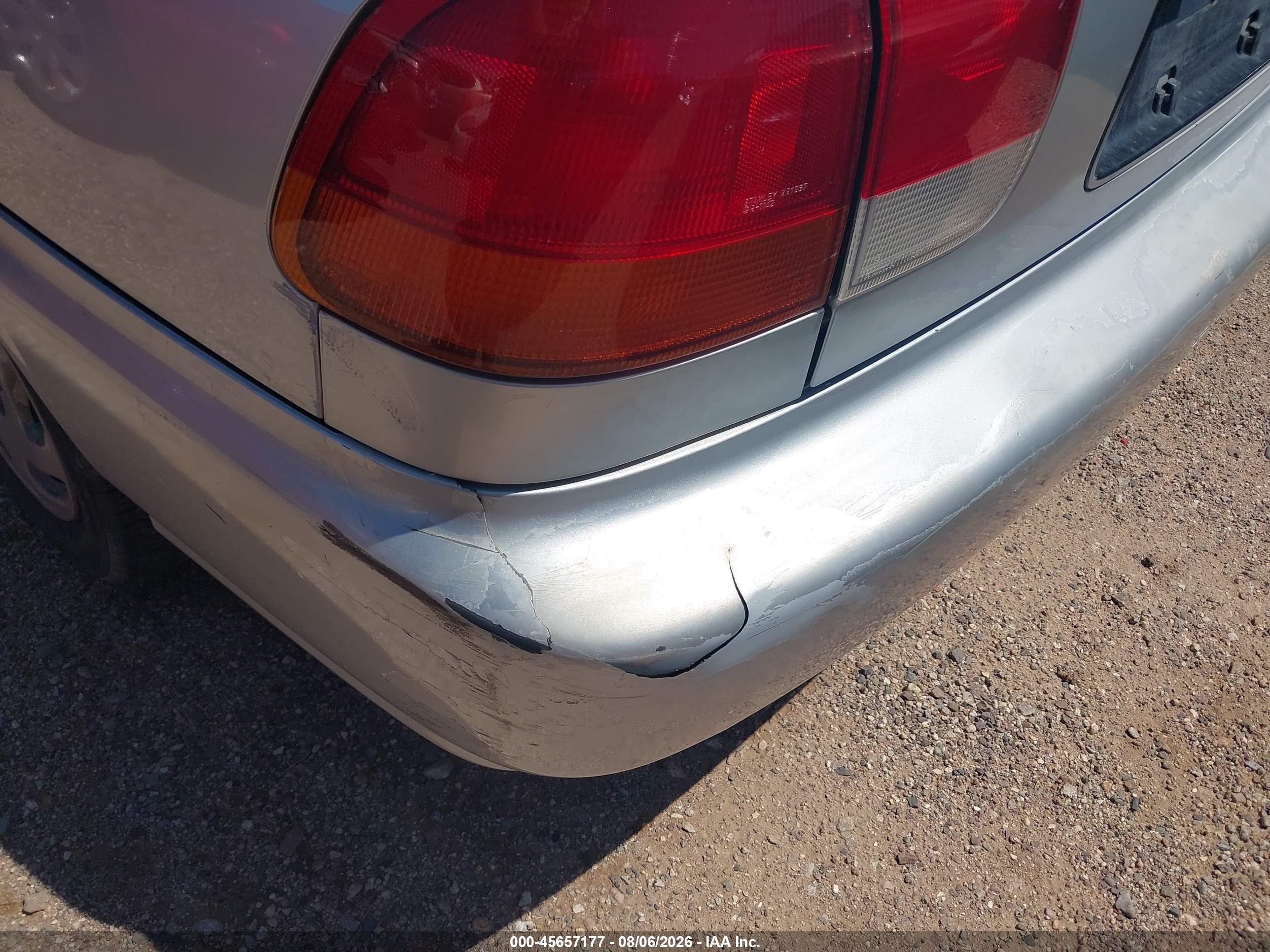 1996 Honda Civic Lx Silver vin: 1HGEJ6676TL039674