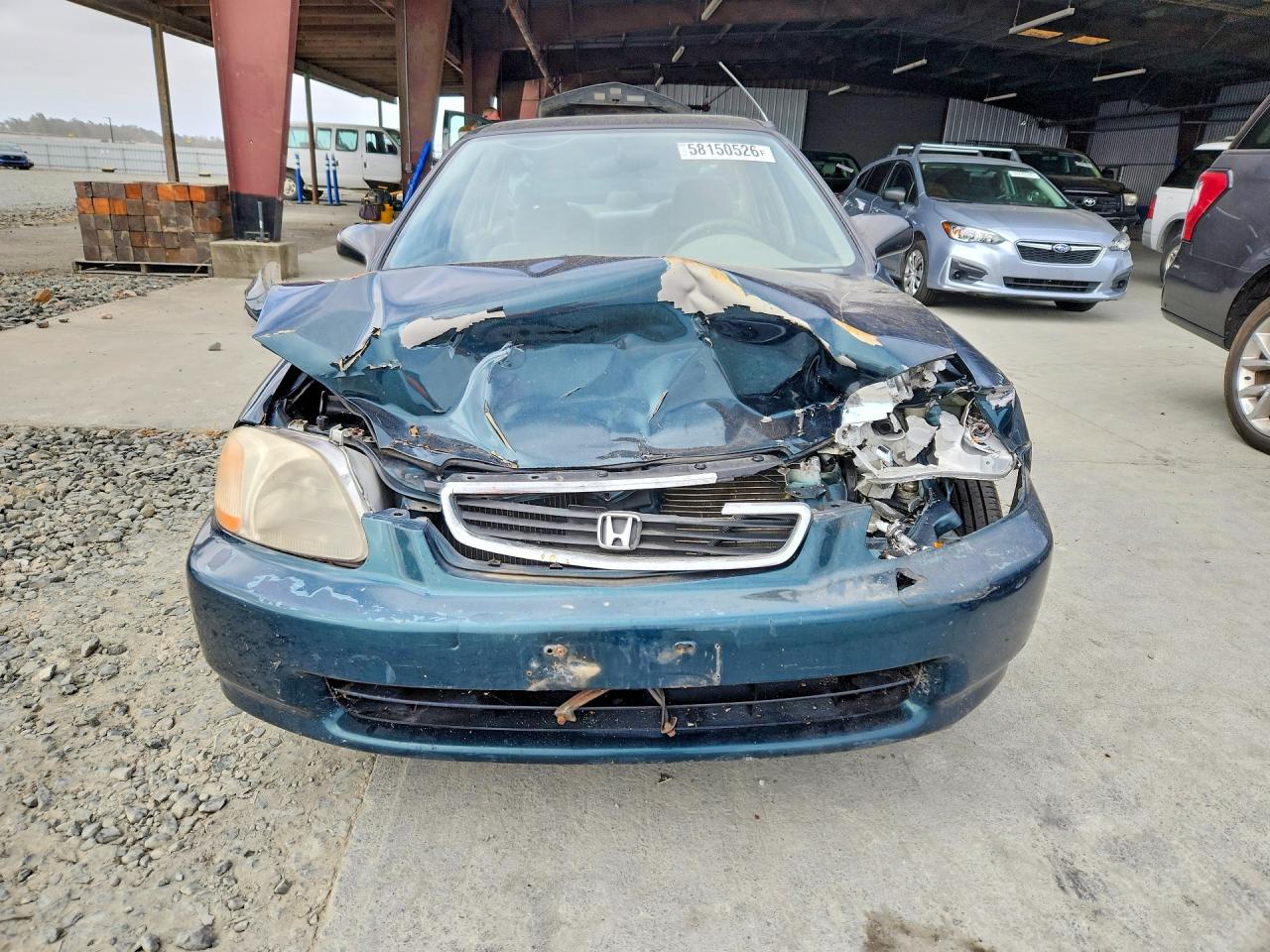 1998 Honda Civic Lx Green vin: 1HGEJ6676WL010454