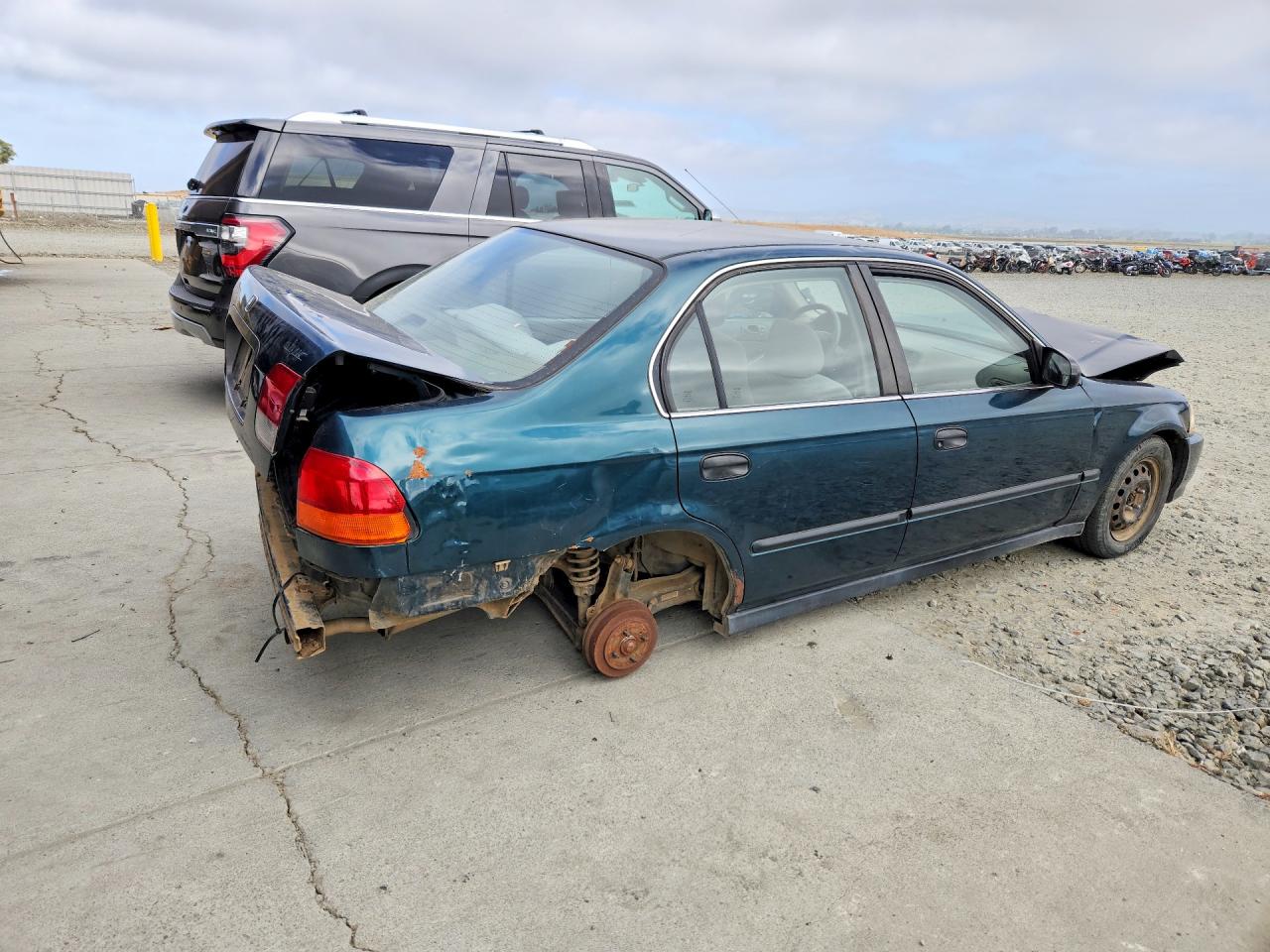 1998 Honda Civic Lx Green vin: 1HGEJ6676WL010454