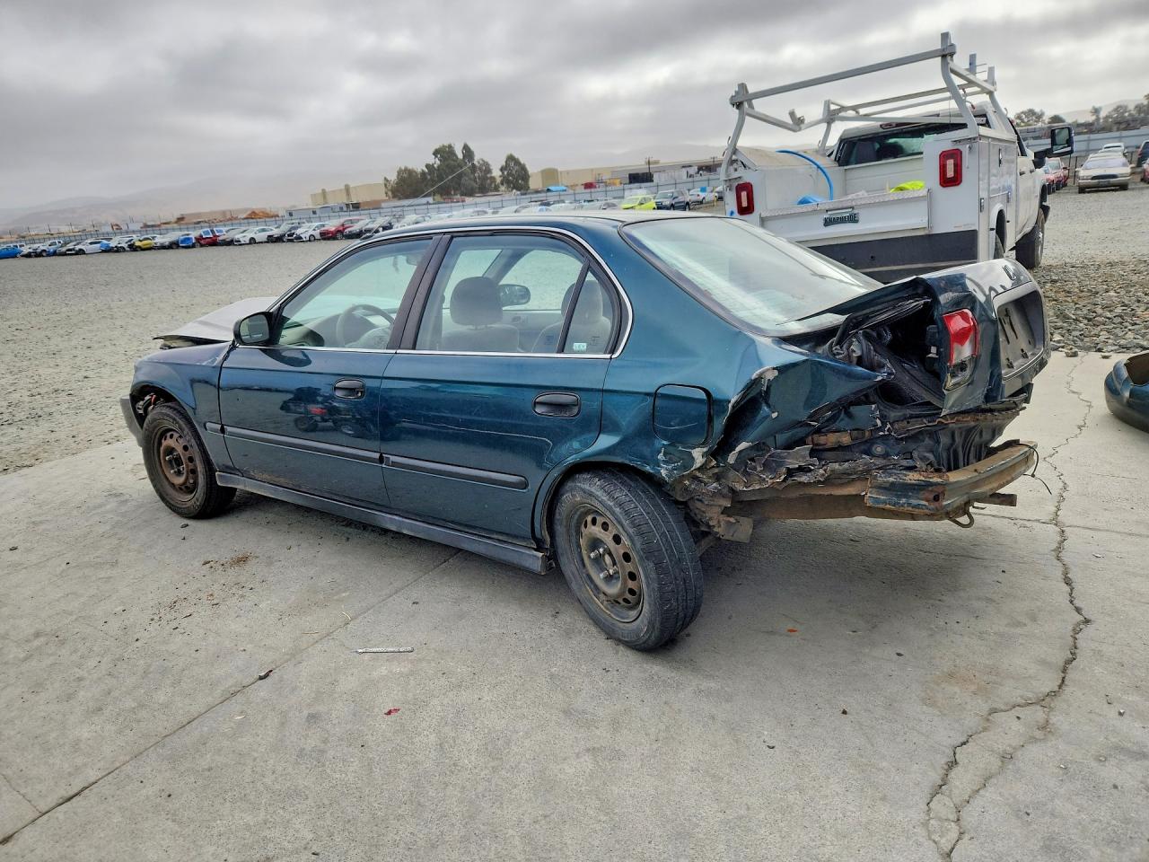 1998 Honda Civic Lx Green vin: 1HGEJ6676WL010454