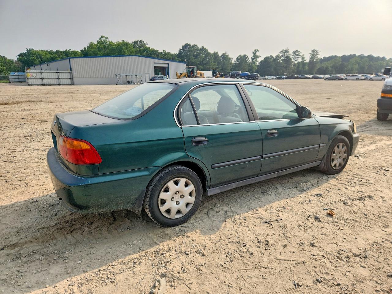 1999 Honda Civic Lx Green vin: 1HGEJ6676XL004199