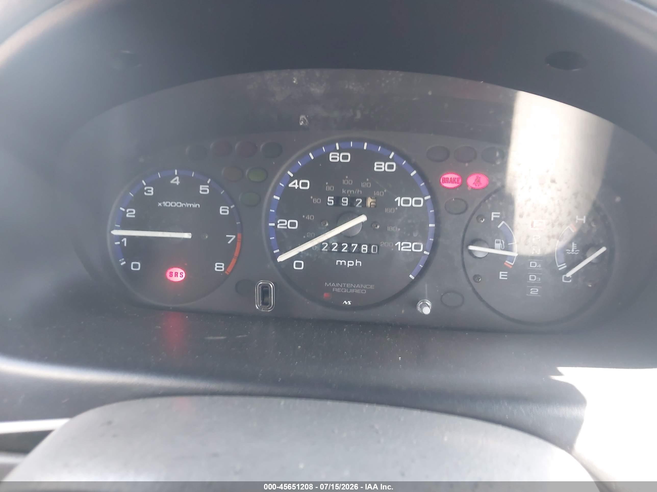 1998 Honda Civic Lx Red vin: 1HGEJ6677WL028879