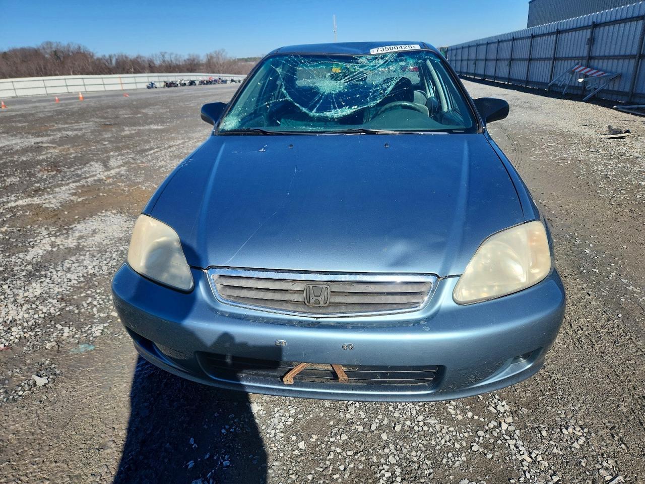 2000 Honda Civic Lx Blue vin: 1HGEJ6679YL055861