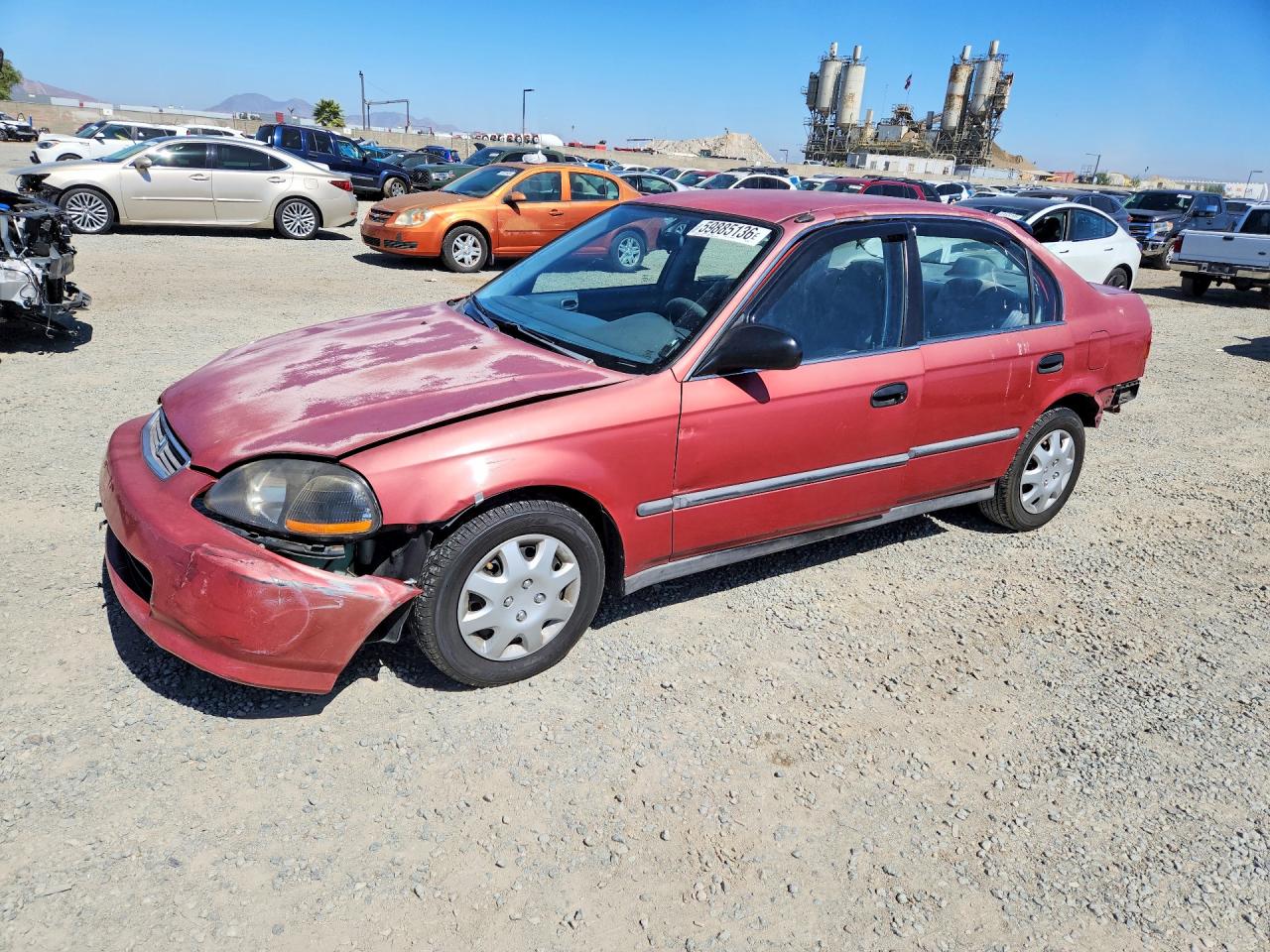 1996 Honda Civic Lx Brown vin: 1HGEJ667XTL000277