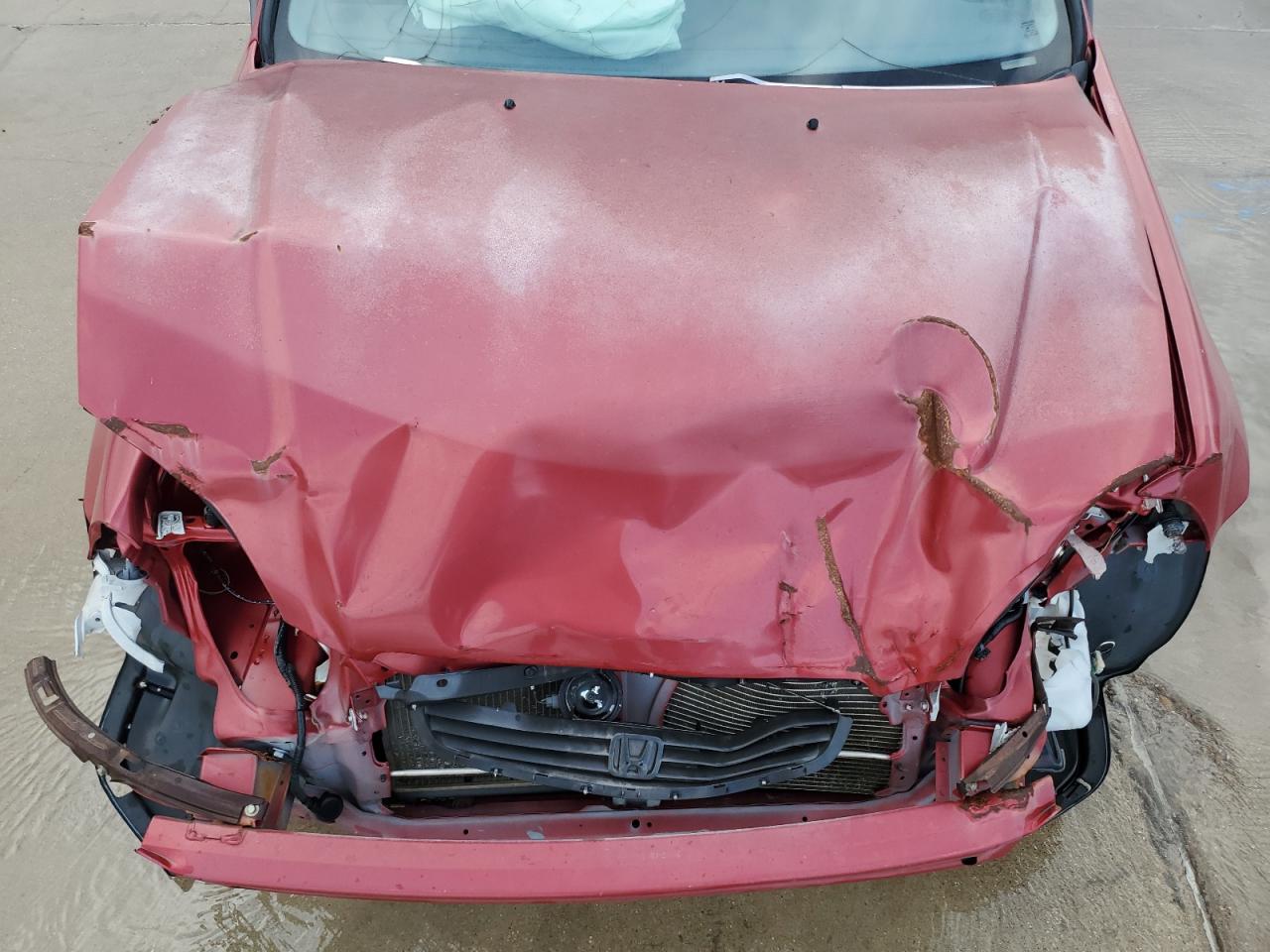 1997 Honda Civic Lx Red vin: 1HGEJ667XVL014568