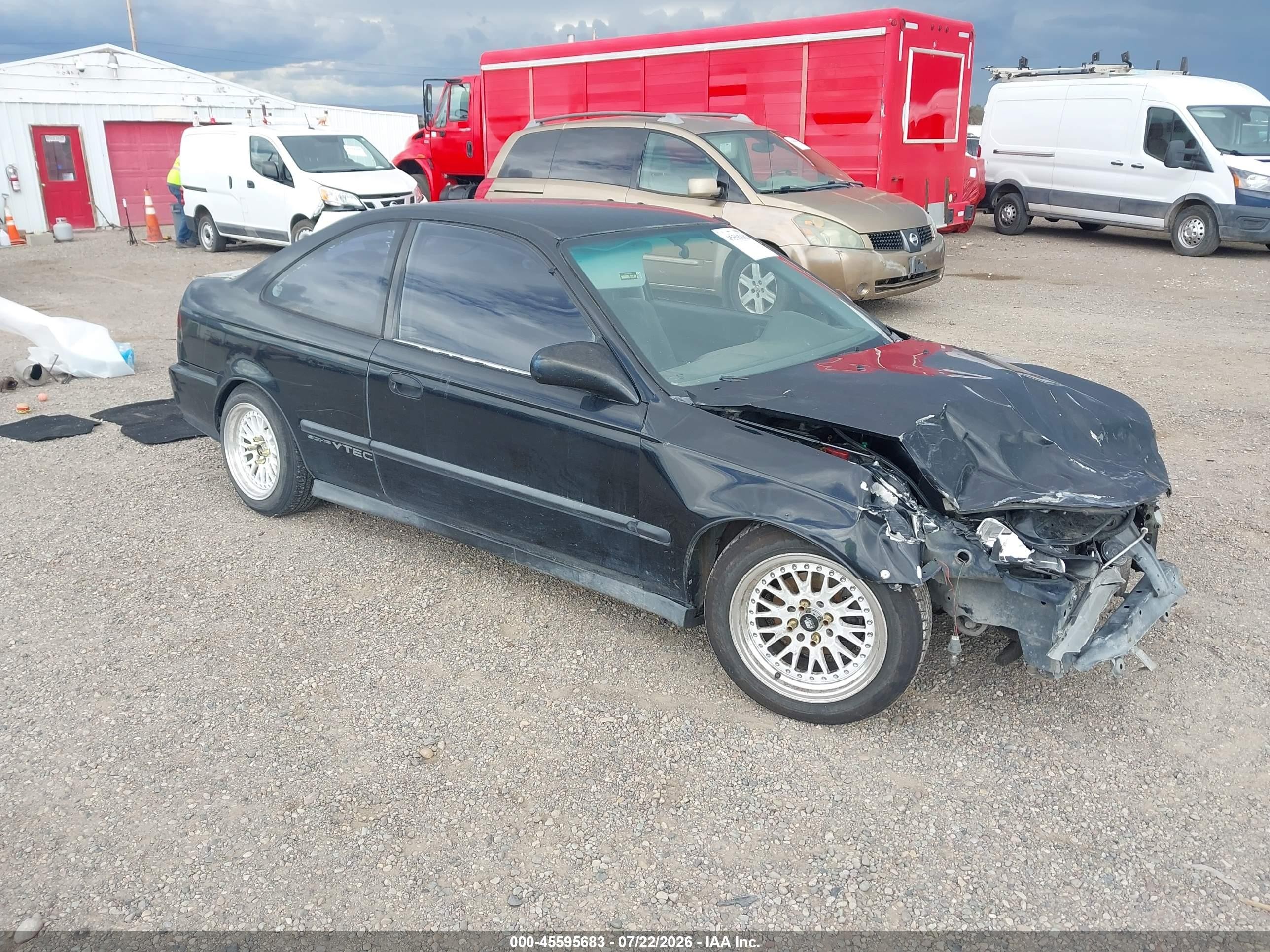 1998 Honda Civic Hx Black vin: 1HGEJ7123WL006699