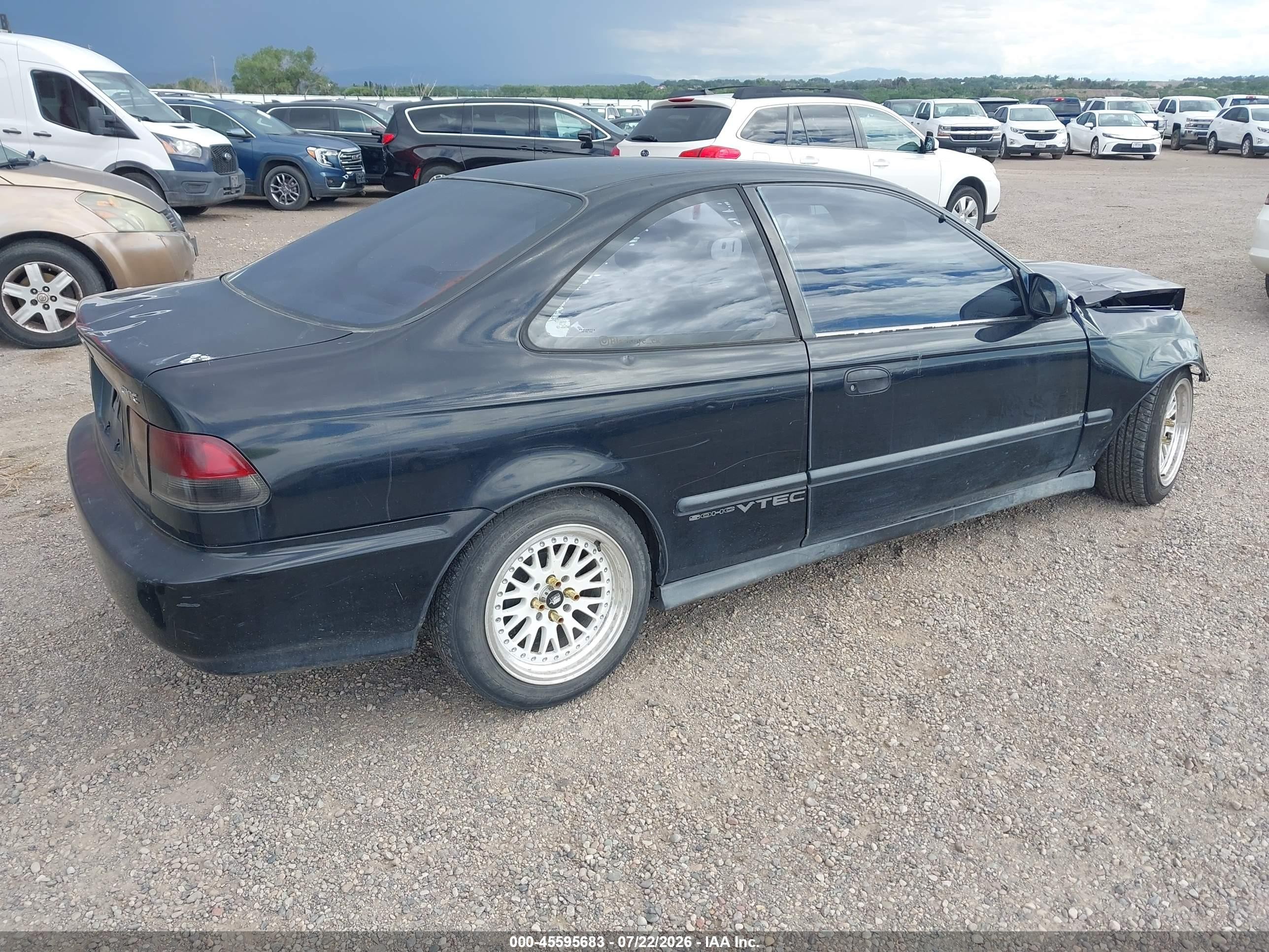 1998 Honda Civic Hx Black vin: 1HGEJ7123WL006699