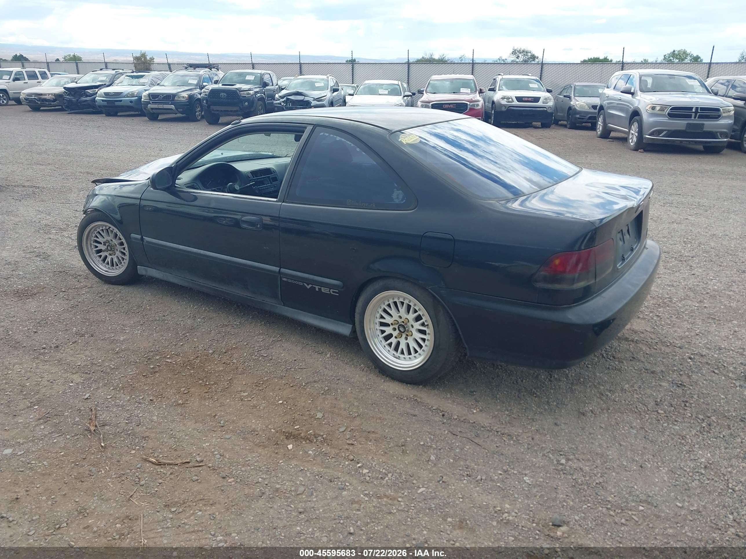1998 Honda Civic Hx Black vin: 1HGEJ7123WL006699