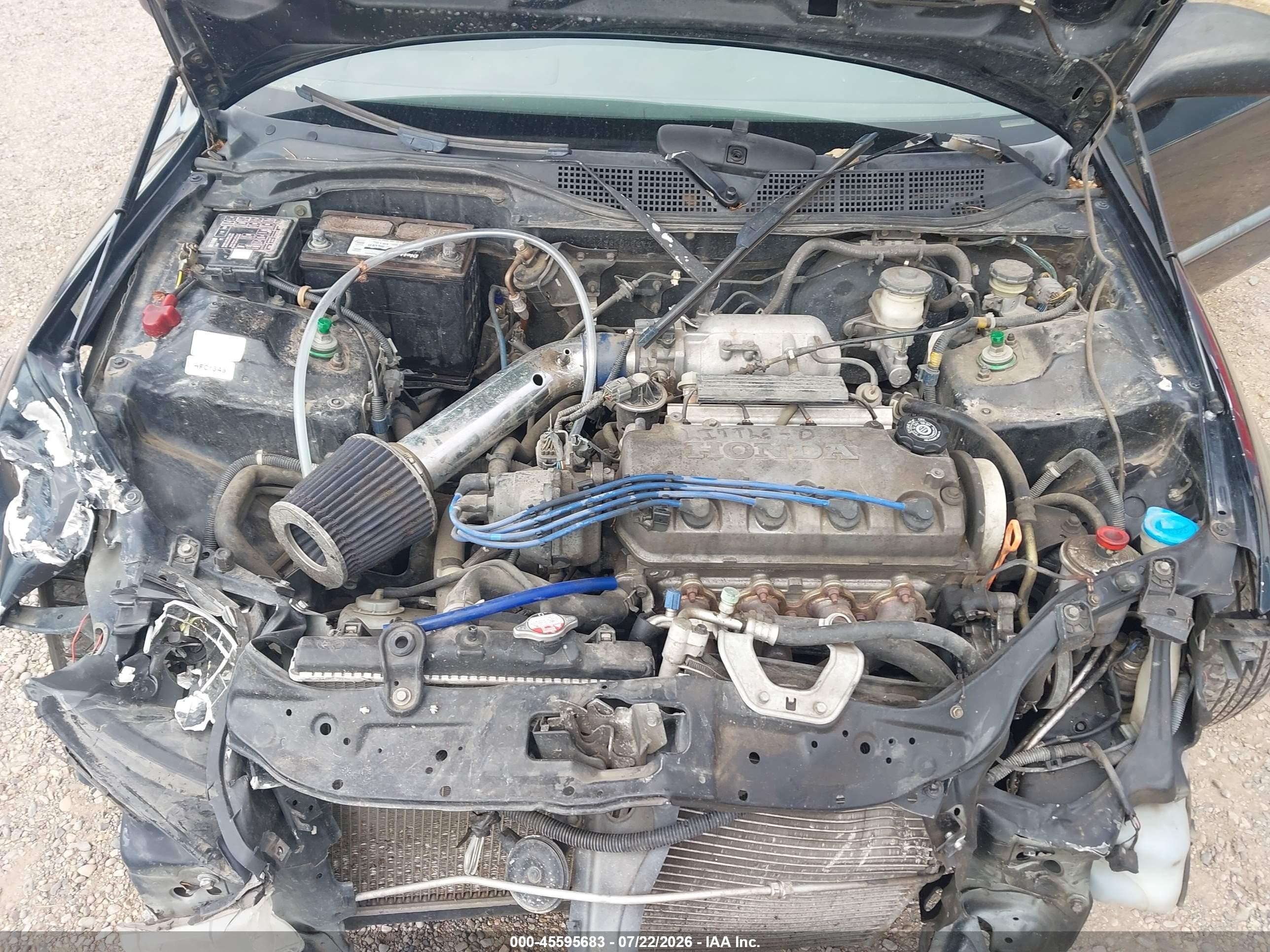 1998 Honda Civic Hx Black vin: 1HGEJ7123WL006699