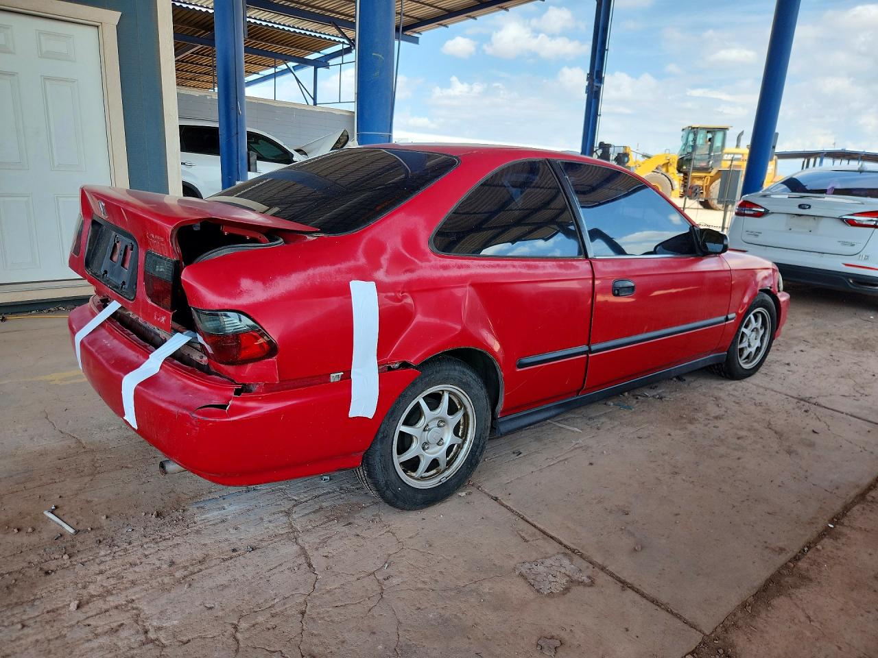 1996 Honda Civic Красный vin: 1HGEJ7129TL068233