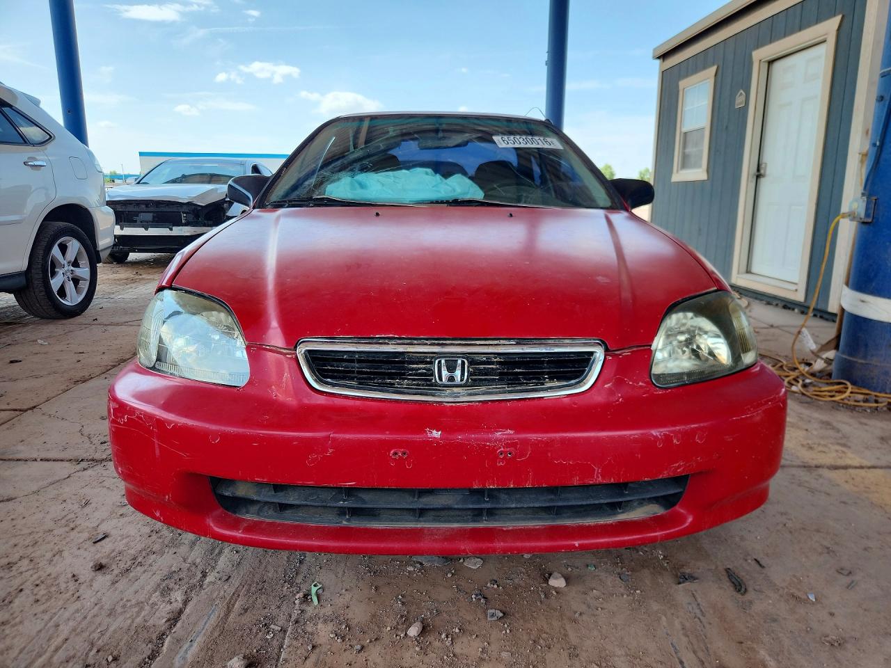 1996 Honda Civic Красный vin: 1HGEJ7129TL068233