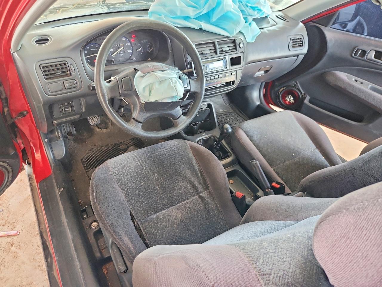 1996 Honda Civic Красный vin: 1HGEJ7129TL068233