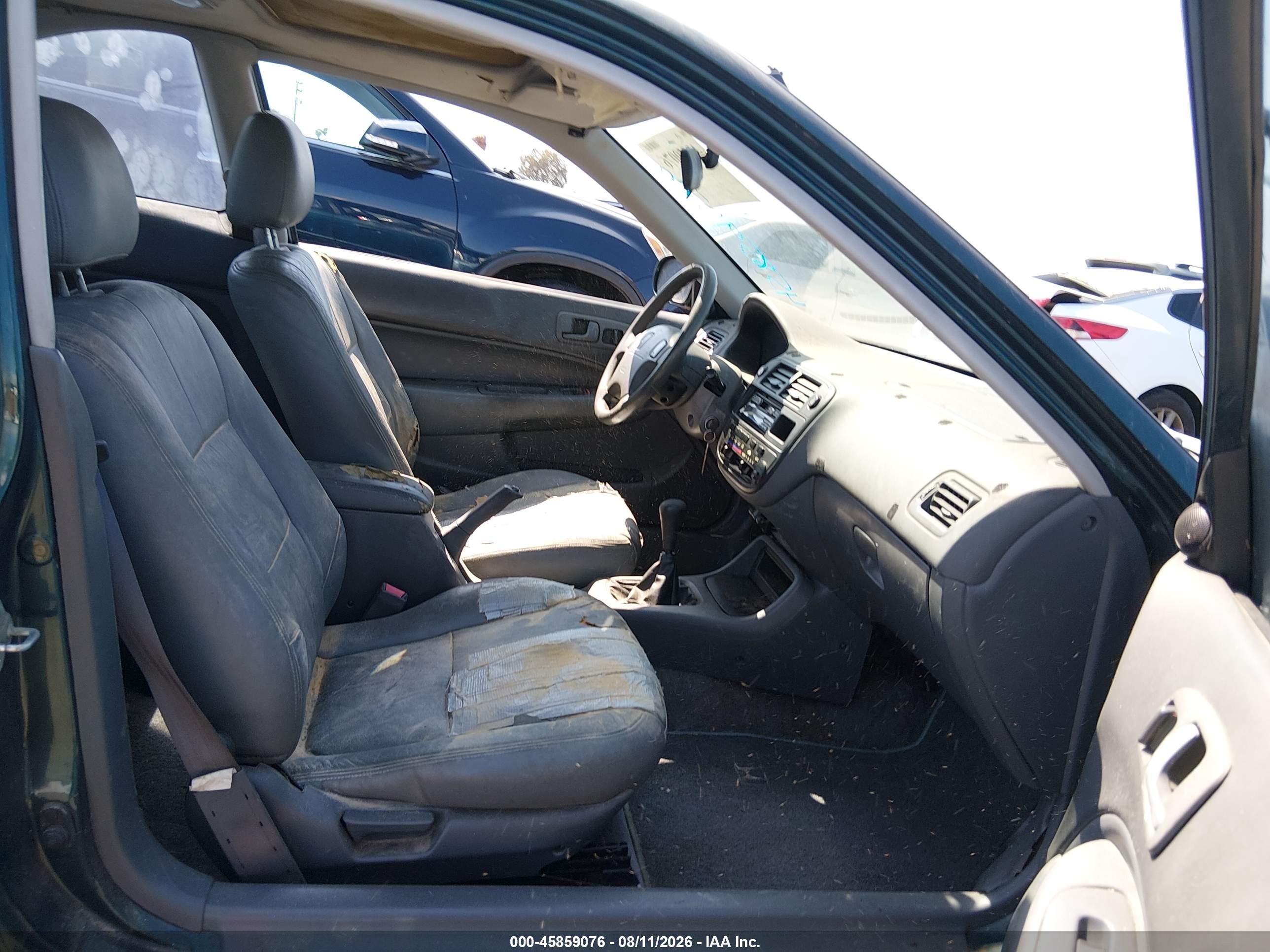 1996 Honda Civic Ex Green vin: 1HGEJ8140TL084263