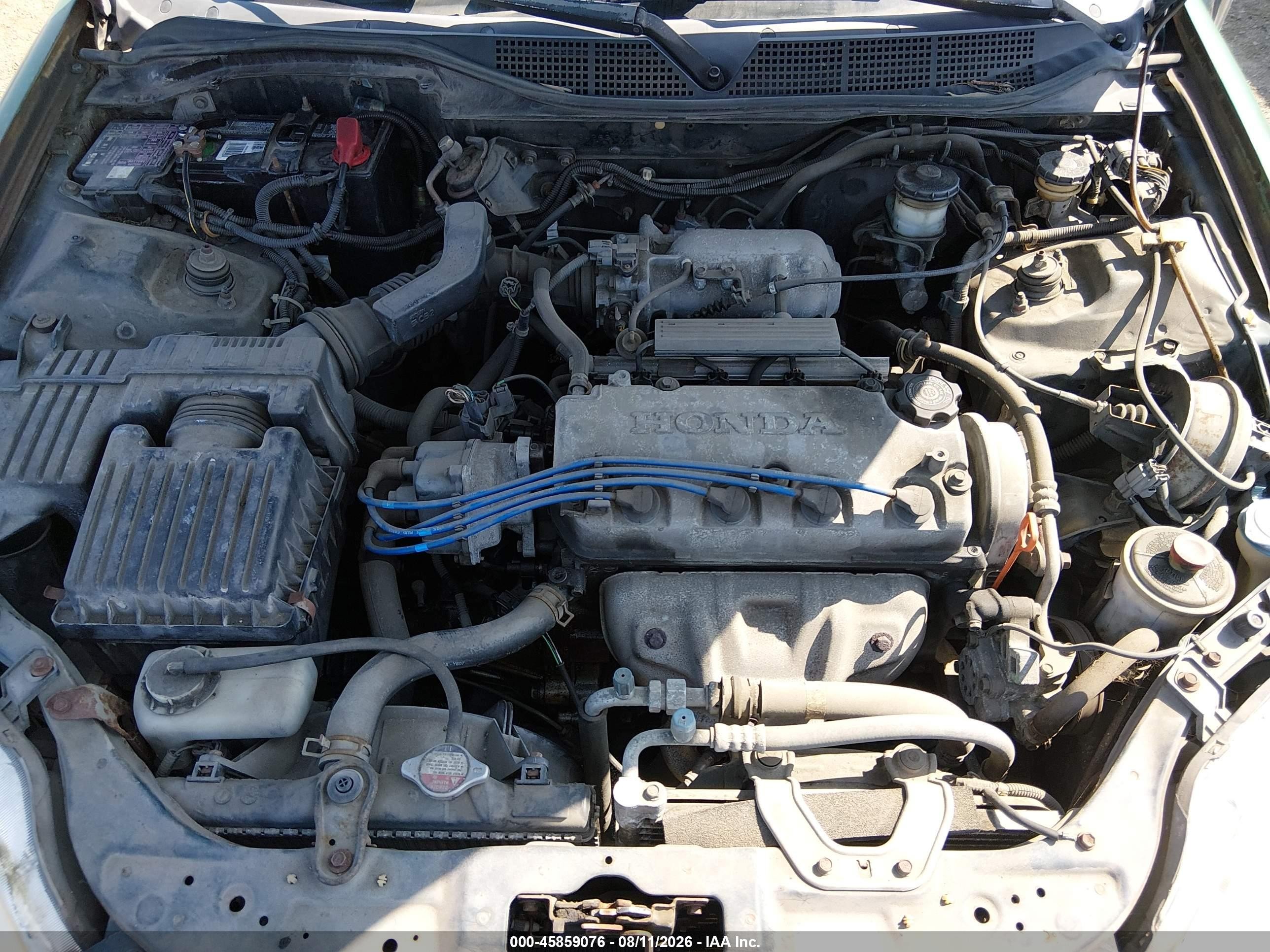 1996 Honda Civic Ex Green vin: 1HGEJ8140TL084263