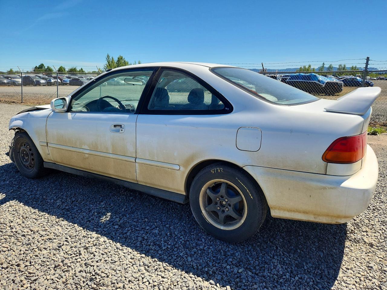 1998 Honda Civic Ex White vin: 1HGEJ8140WL082128