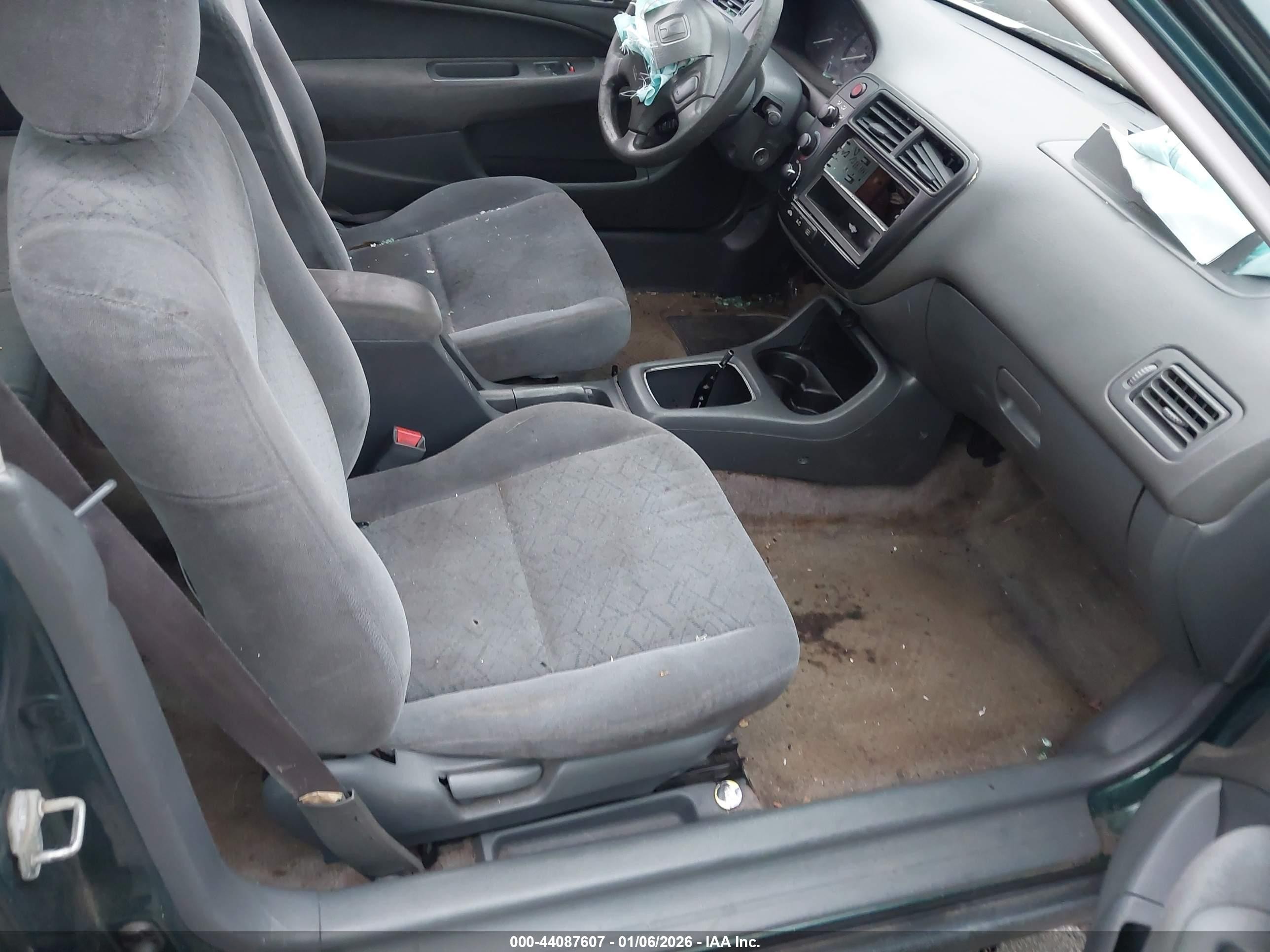 2000 Honda Civic Ex Green vin: 1HGEJ8140YL002992