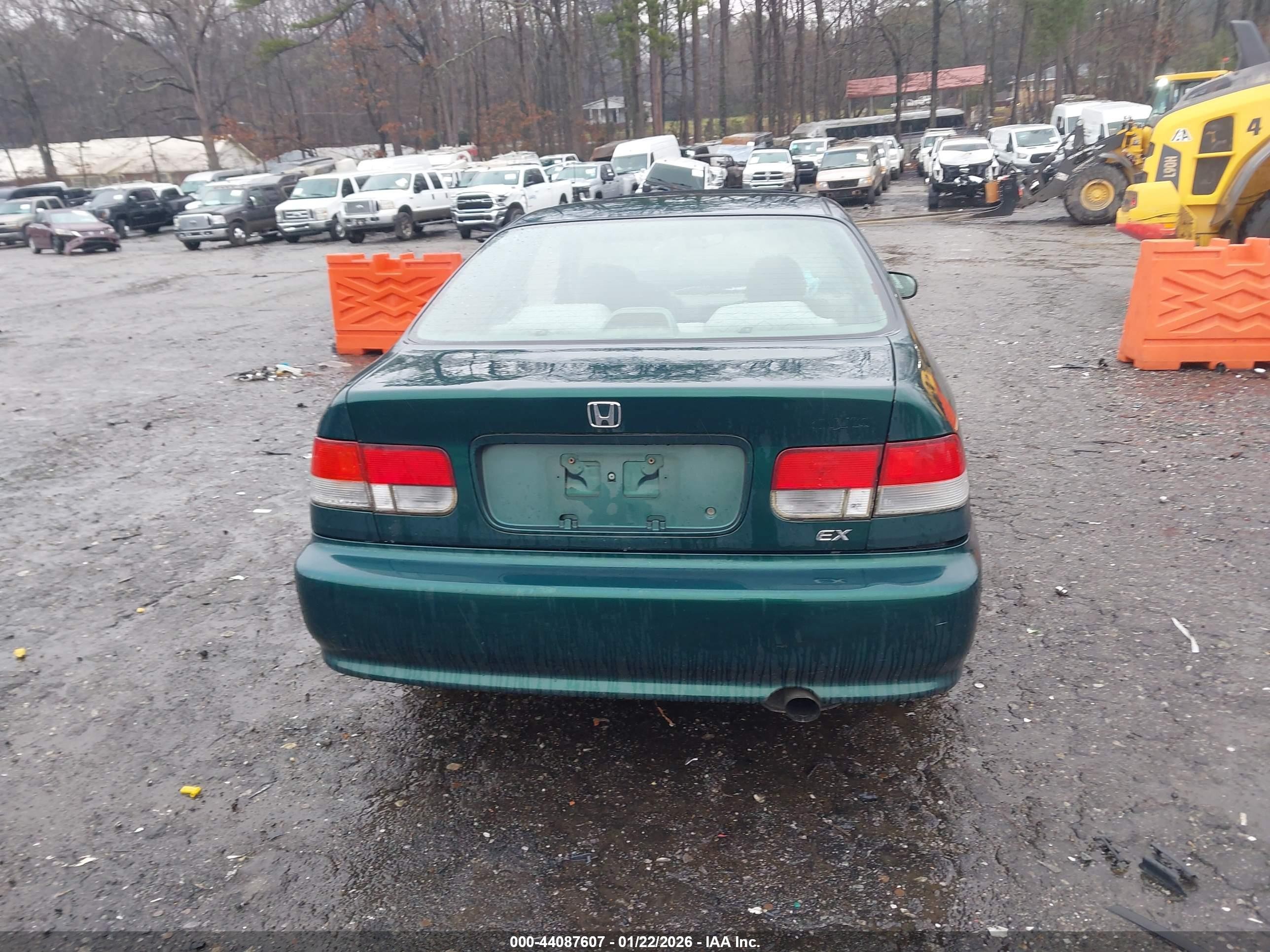 2000 Honda Civic Ex Green vin: 1HGEJ8140YL002992