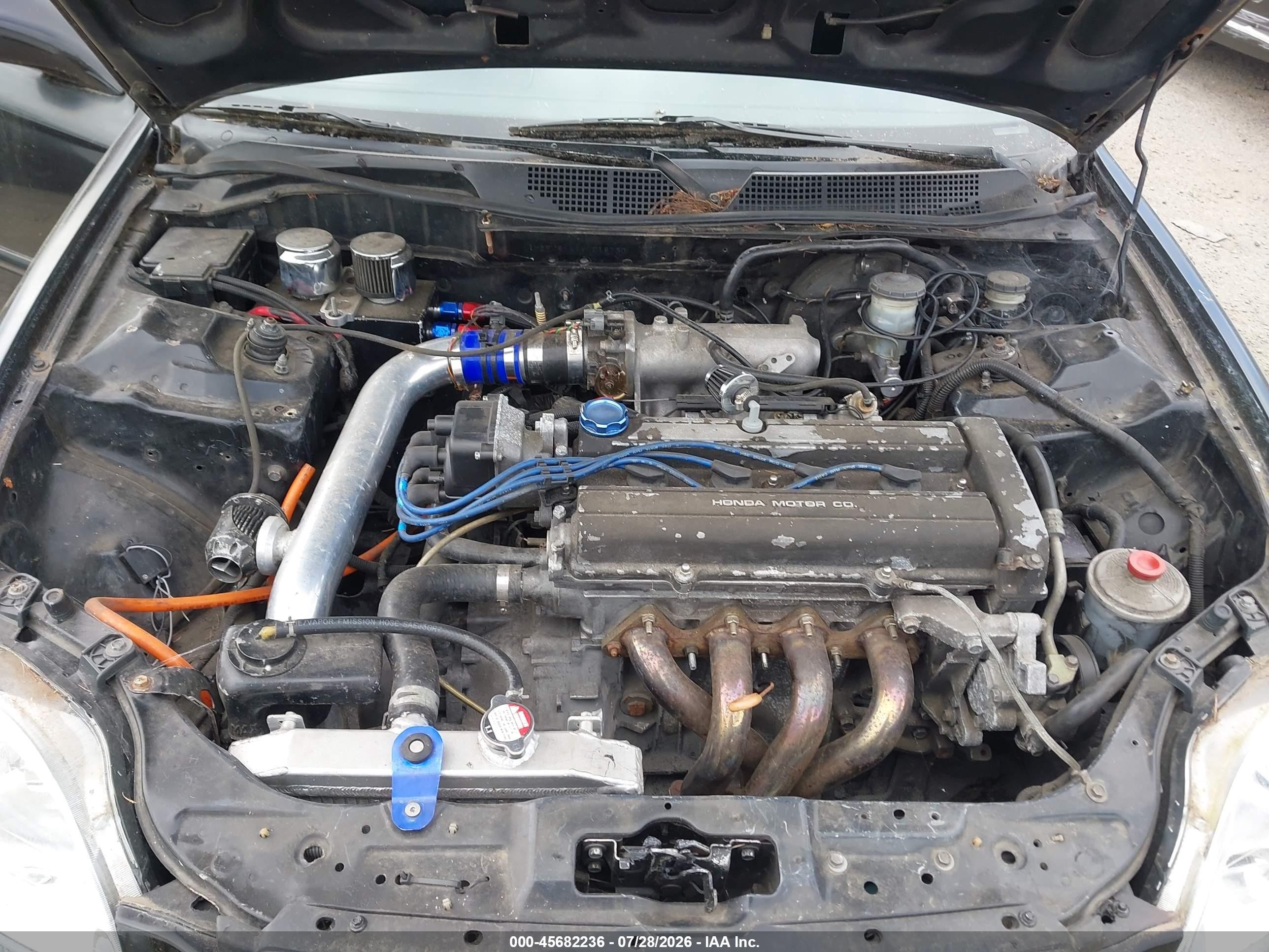 1997 Honda Civic Ex Black vin: 1HGEJ8141VL018730