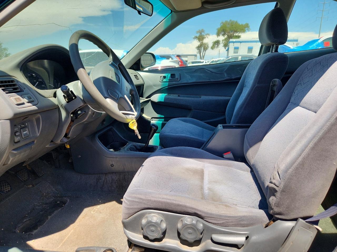 1999 Honda Civic Ex Teal vin: 1HGEJ8141XL079031