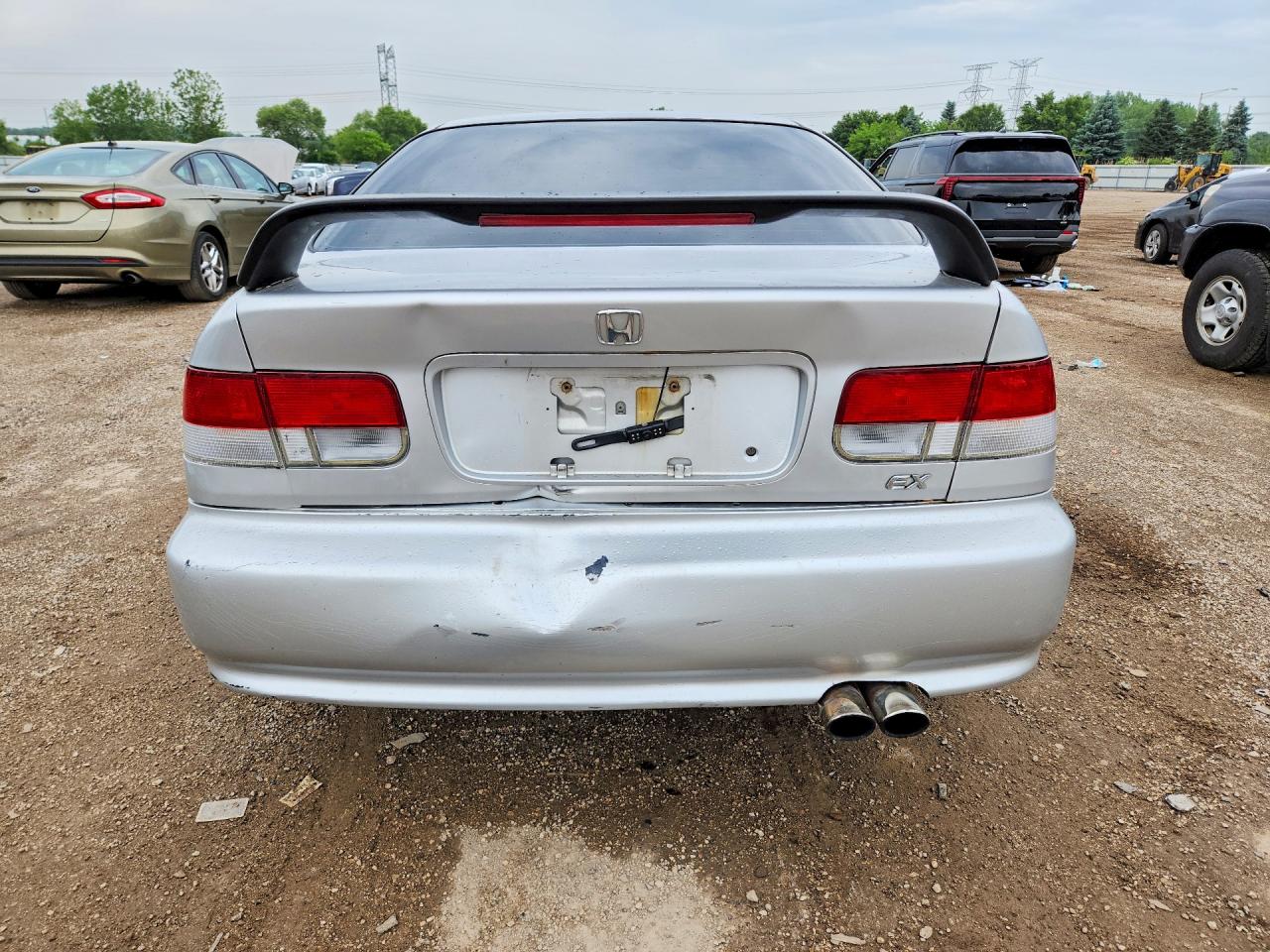 2000 Honda Civic Ex Silver vin: 1HGEJ8141YL047455