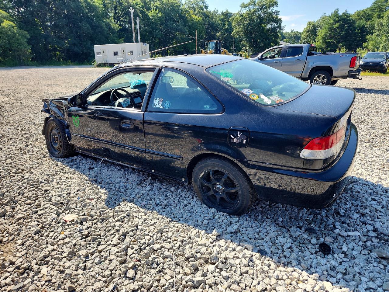 2000 Honda Civic Ex Black vin: 1HGEJ8141YL078852