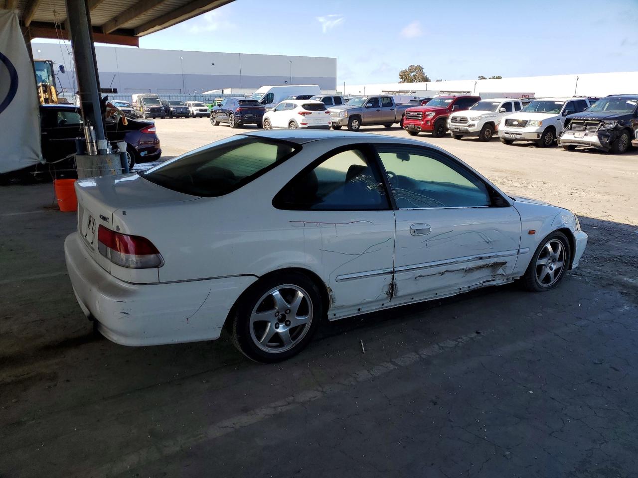 2000 Honda Civic Ex Белый vin: 1HGEJ8141YL089205