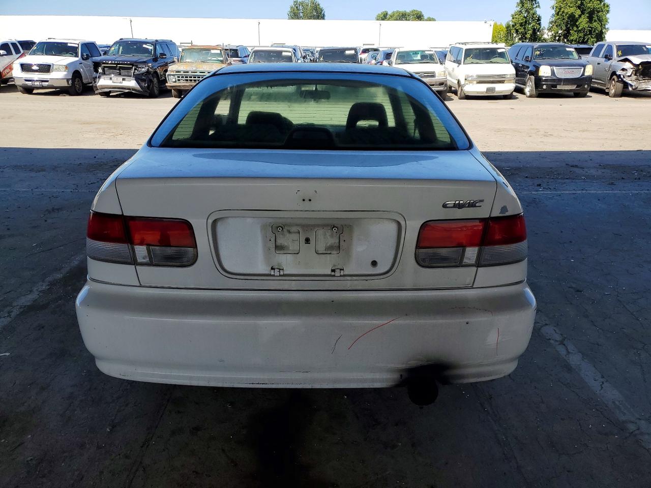 2000 Honda Civic Ex Белый vin: 1HGEJ8141YL089205