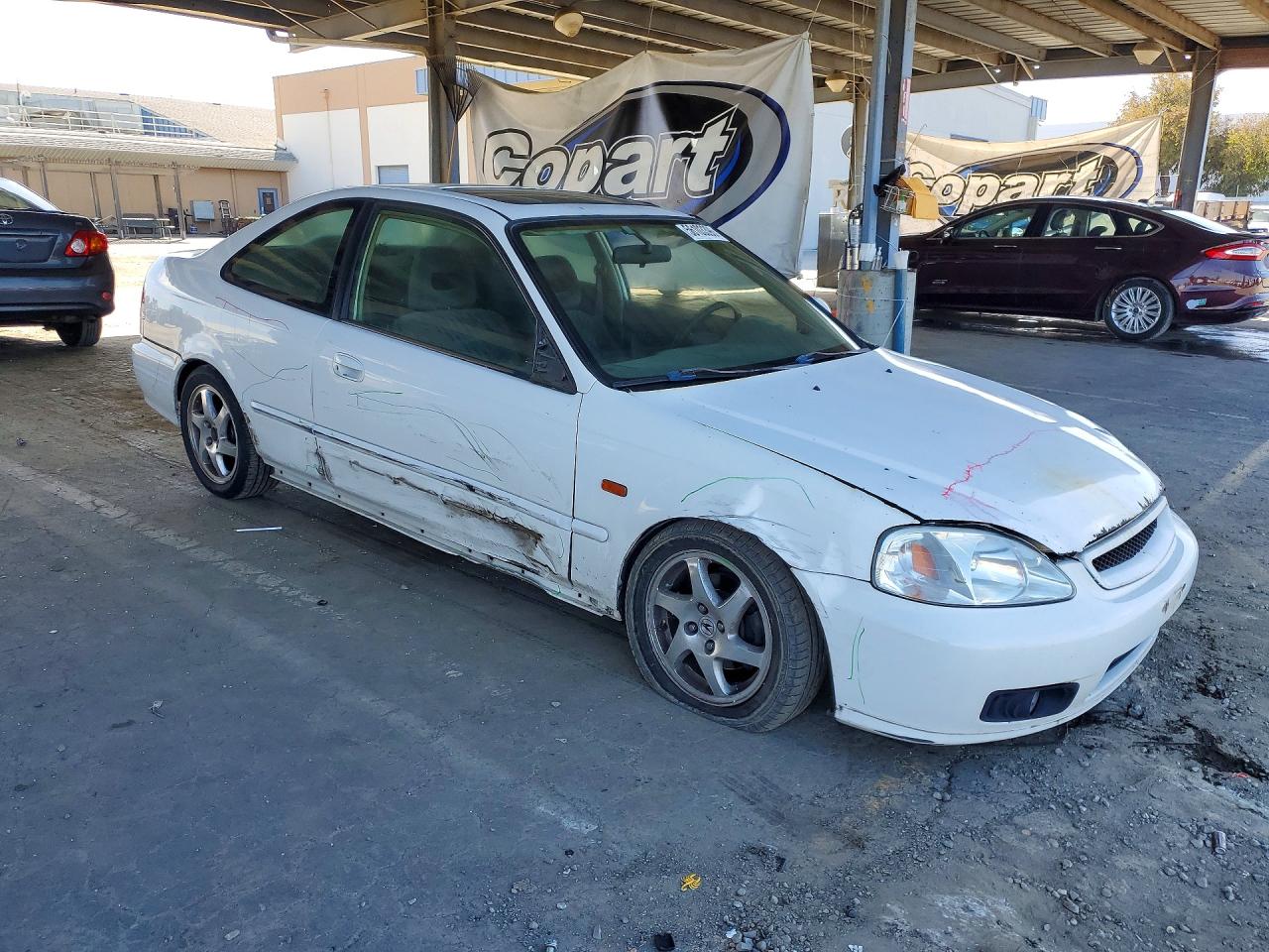 2000 Honda Civic Ex Белый vin: 1HGEJ8141YL089205