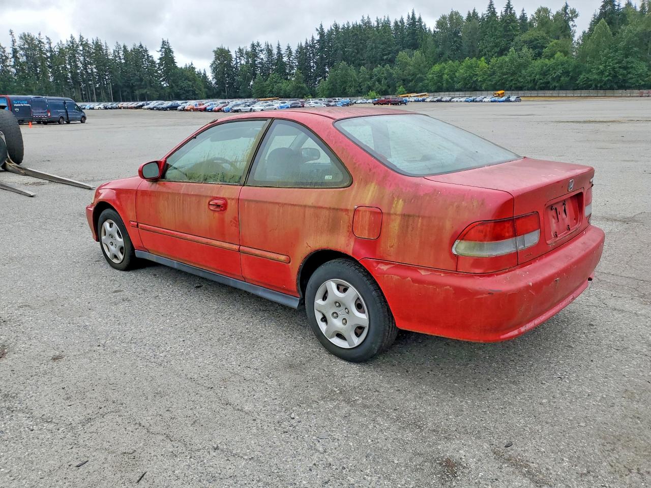 1999 Honda Civic Ex Red vin: 1HGEJ8142XL006587