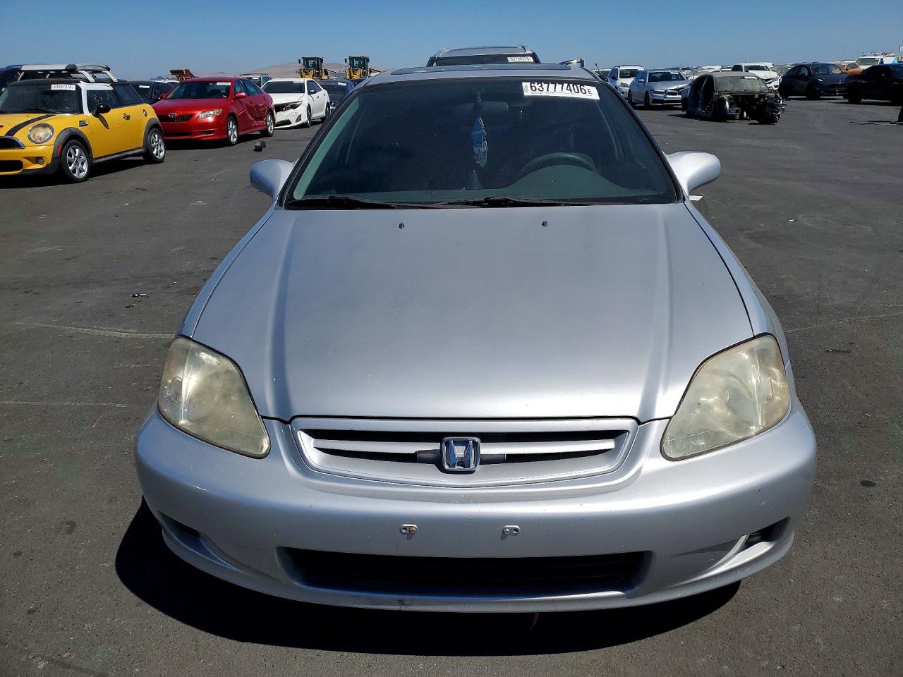 2000 Honda Civic Ex Silver vin: 1HGEJ8142YL012438